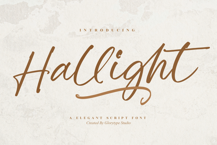 Hallight Font