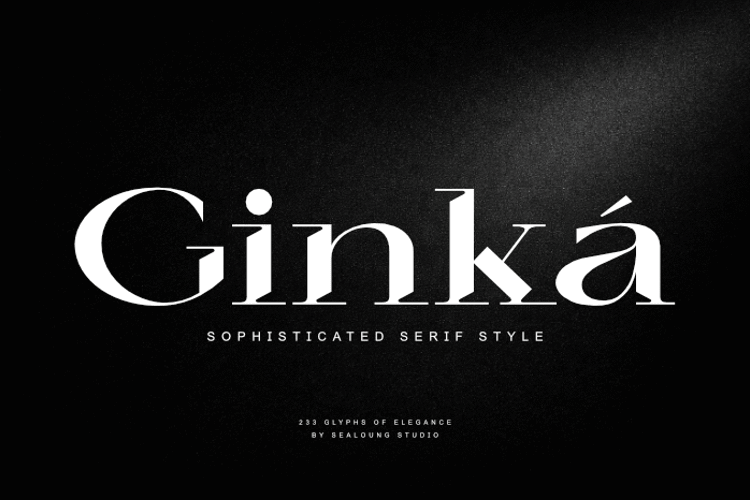 Preview of Ginka Font