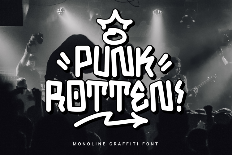 Punk Rotten Font