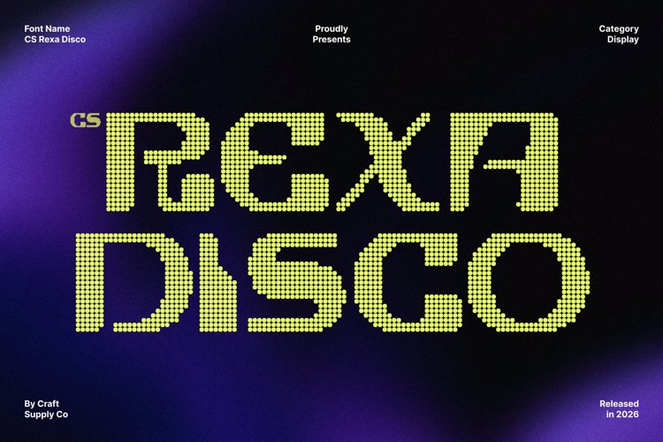 Preview of CS Rexa Disco Font