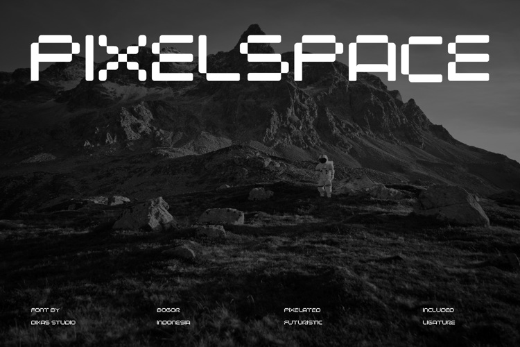 Pixel Space Font