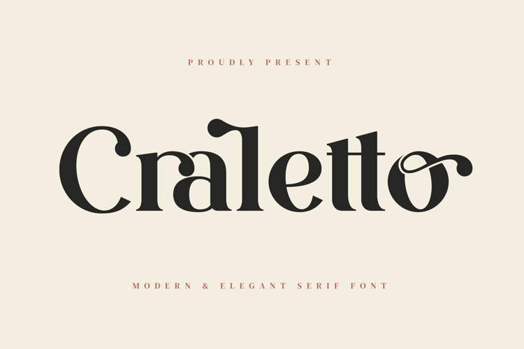 Preview of Craletto Font