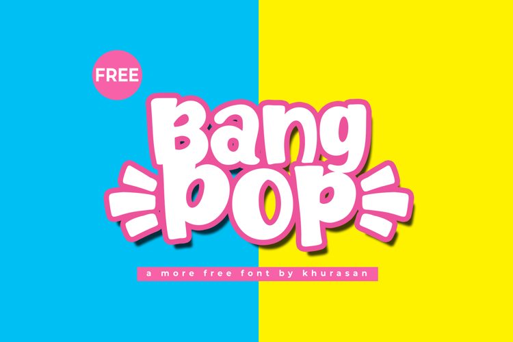 Preview of Bangpop Font