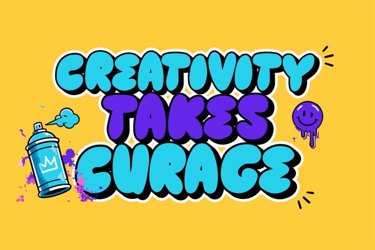 Preview of Blubero Font
