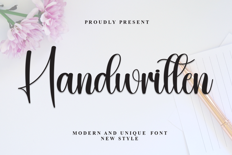 Preview of Handwritten Font
