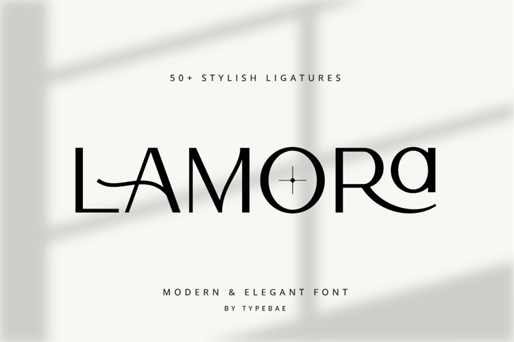 Preview of Lamora Font