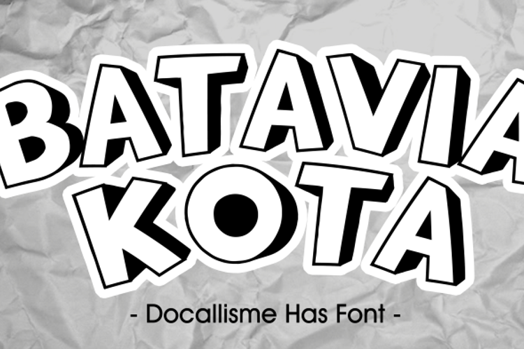 BATAVIA KOTA Font