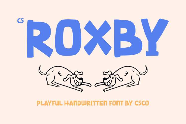Preview of CS Roxby Font