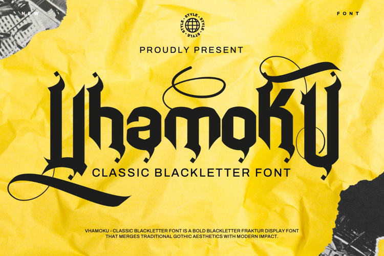 Preview of Vhamoku Font