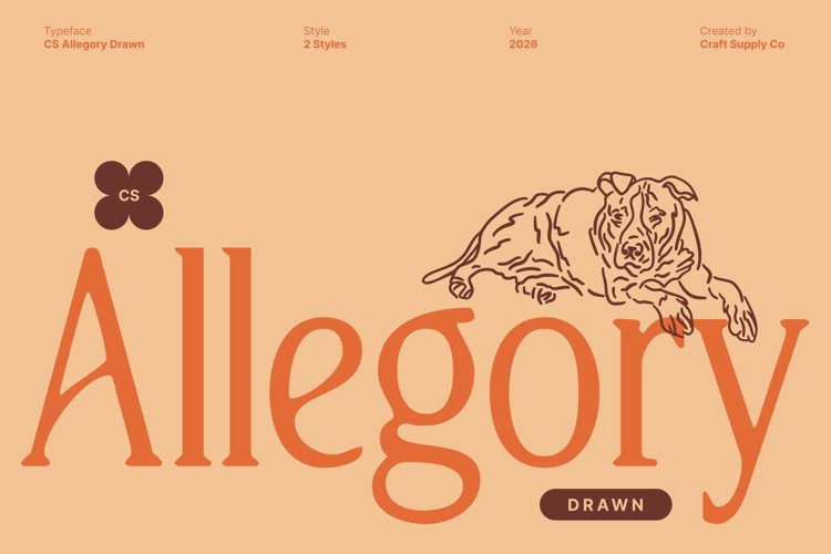 Preview of CS Allegory Drawn Font
