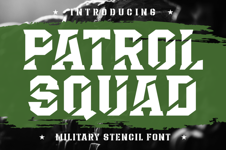 Preview of Patrol Squad Font