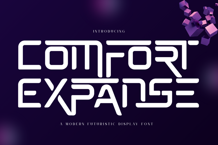 Preview of Comfort Expanse Font