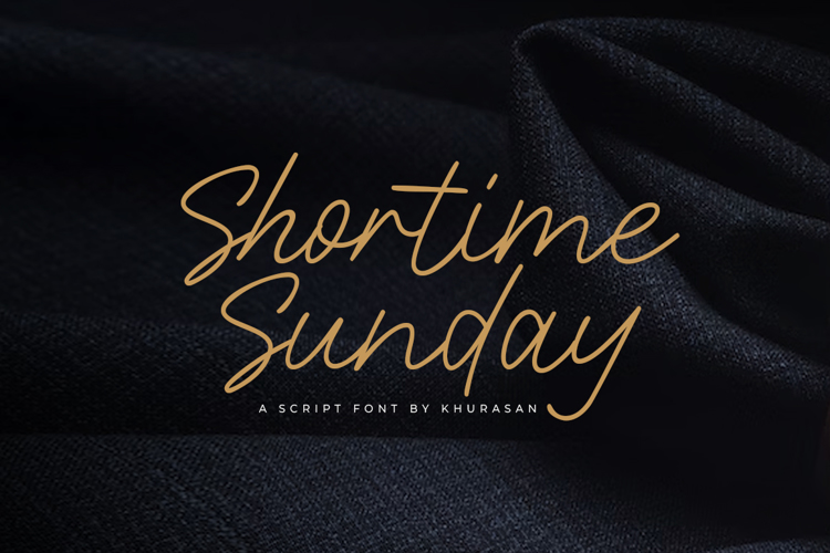 Shortime Sunday Font