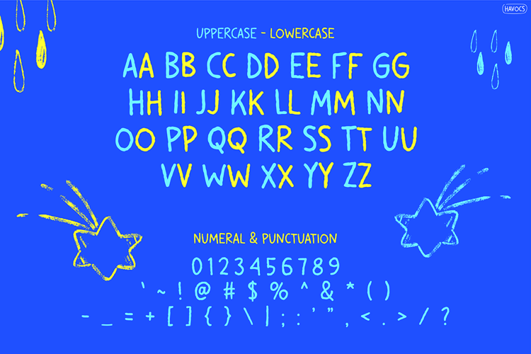 Preview of HAVOCS Font