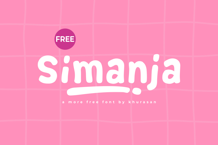 Preview of Simanja Font