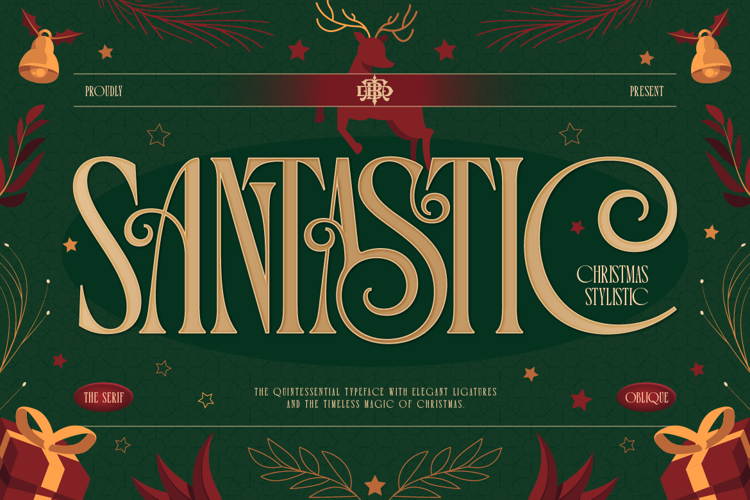 Preview of Santastic Font