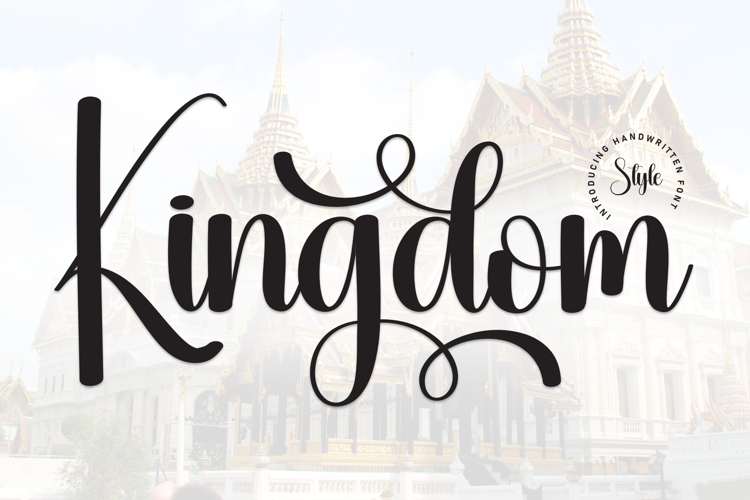 Preview of Kingdom Font