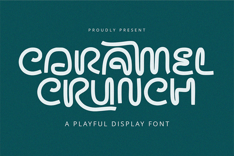 Preview of Caramel Crunch Font