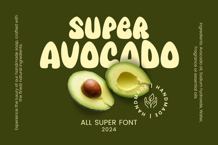 Super Avocado Font