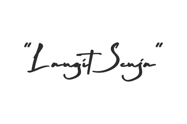 Langit Senja Font