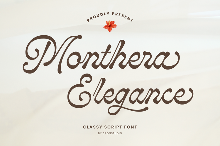Preview of Monthera Font