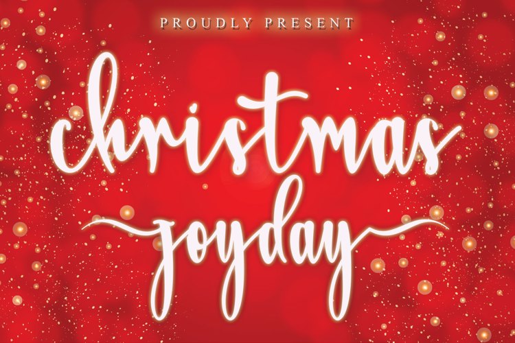 Christmas Joyday Font