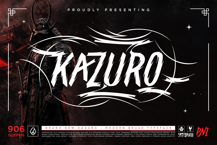 Preview of Kazuro Font