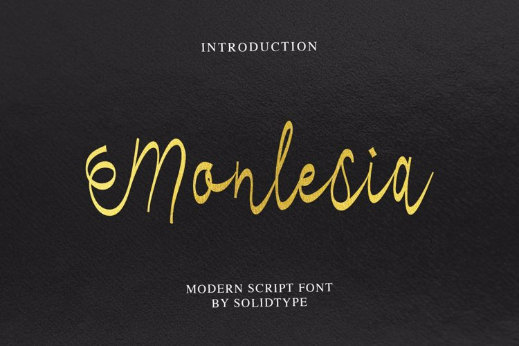 Monlesia Handwritten Font