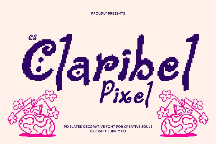 Preview of CS Claribel Pixel Font