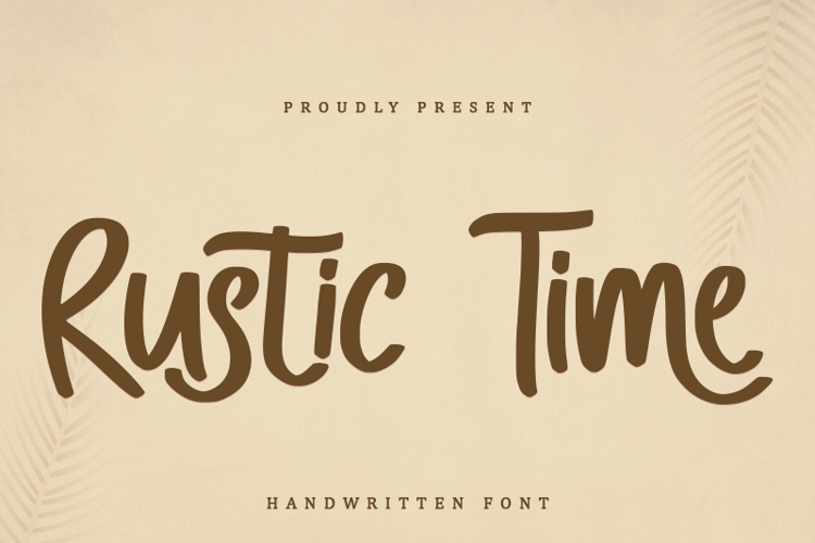 Rustic Time Font