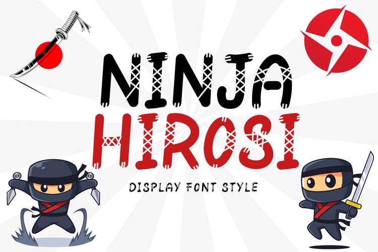 Ninja Hirosi Font