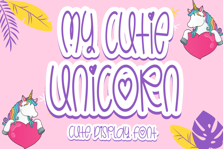 My Cutie Unicorn Font