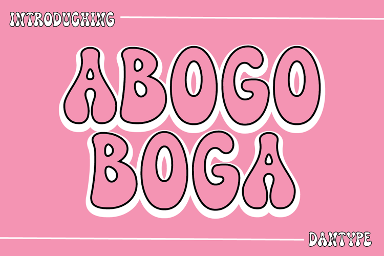 Abogoboga Font