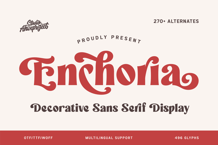Preview of Enchoria Font