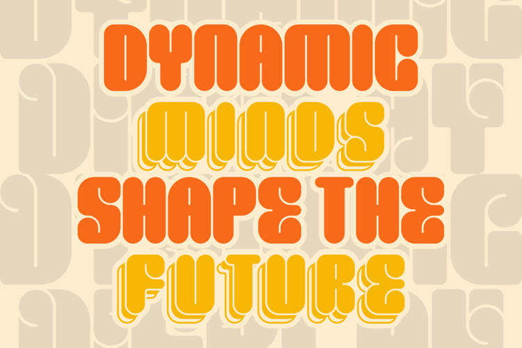 Dynamic Display – Logo Font