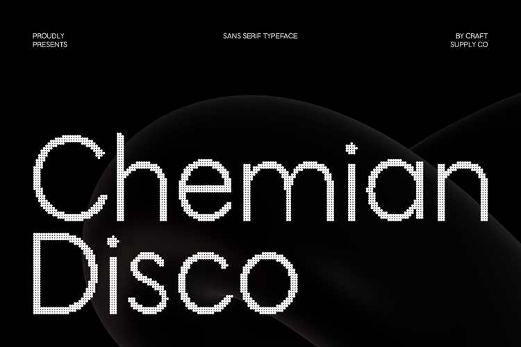 Preview of Chemian Disco Font