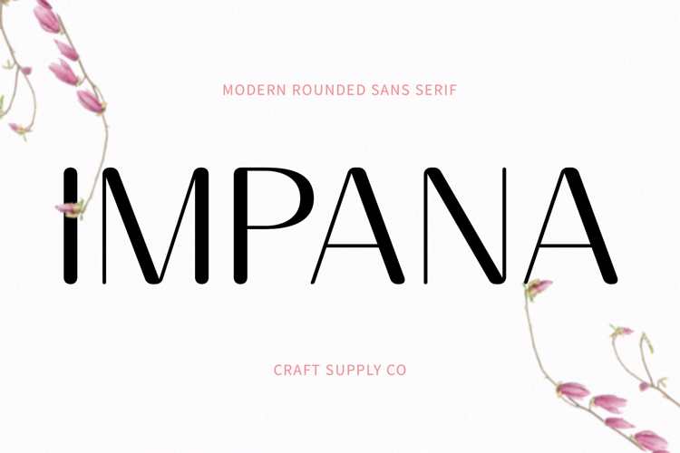 Impana Rounded Font