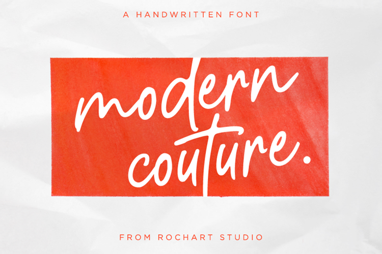 Modern Couture Font