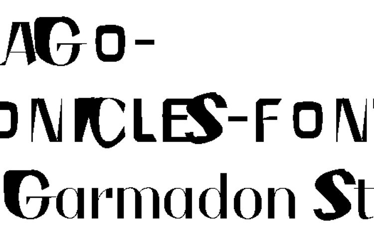 NINJAGOCHRONICLES Font