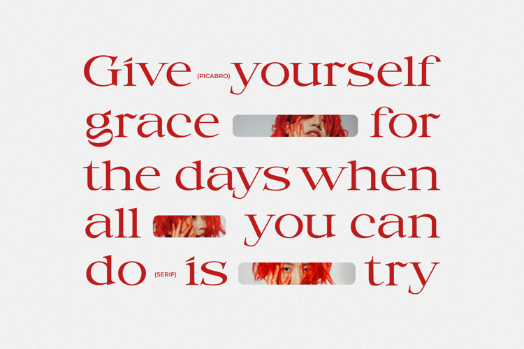 Preview of Picabro Font