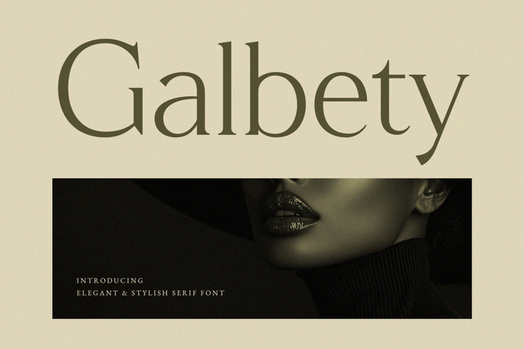Preview of Galbety Font