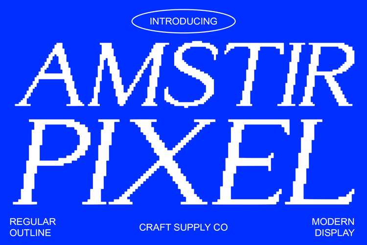 Amstir Pixel Font