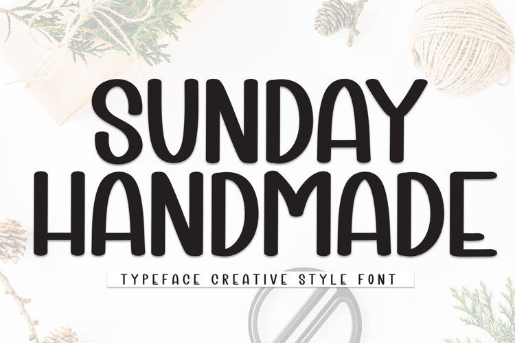 Preview of Sunday Handmade Font