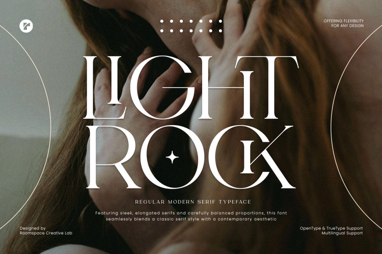 Preview of Light Rock Font