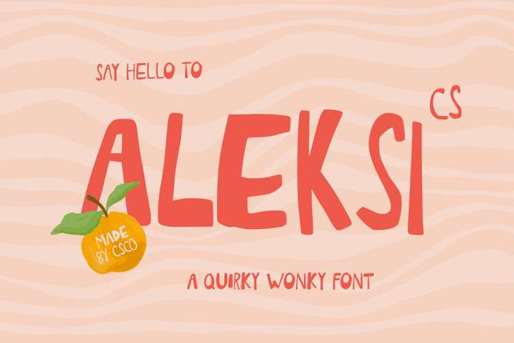 Preview of CS Aleksi Font