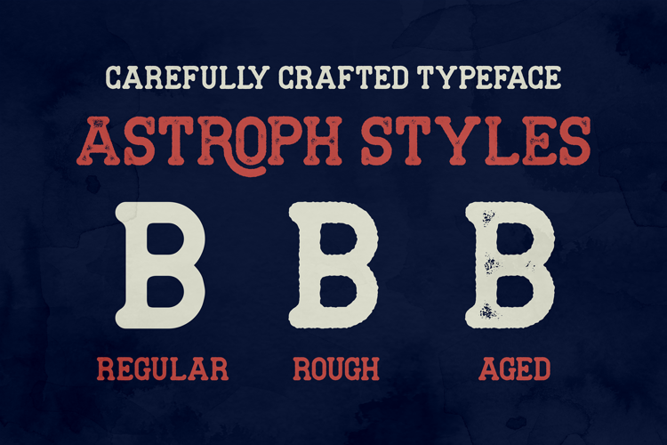 Preview of Astroph Font