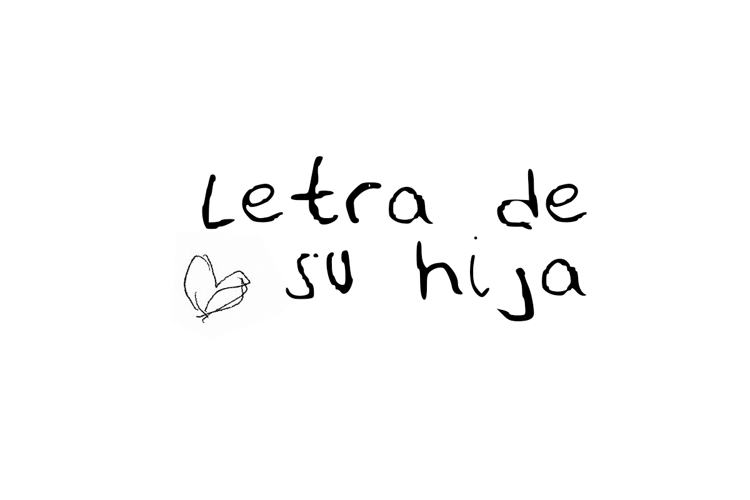 Letra De Su Hija Font