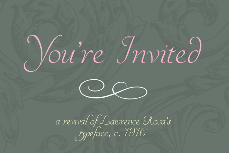 You're Invited Font