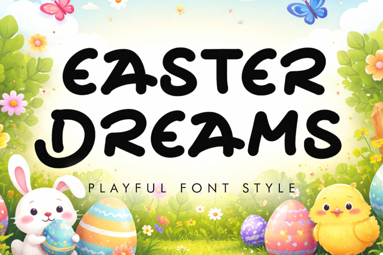 Preview of Easter Dreams Font