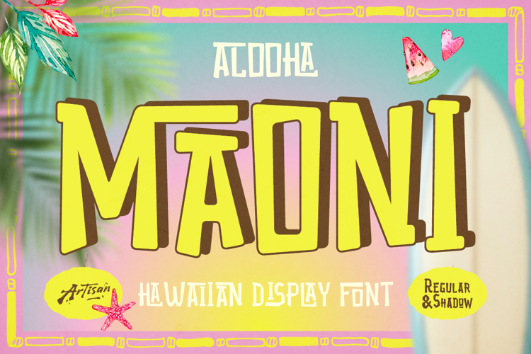 Preview of Maoni Font